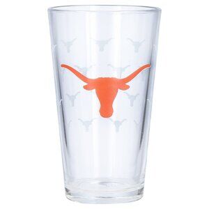 Texas Longhorns	Satin-Etched Logo Pint Glasses